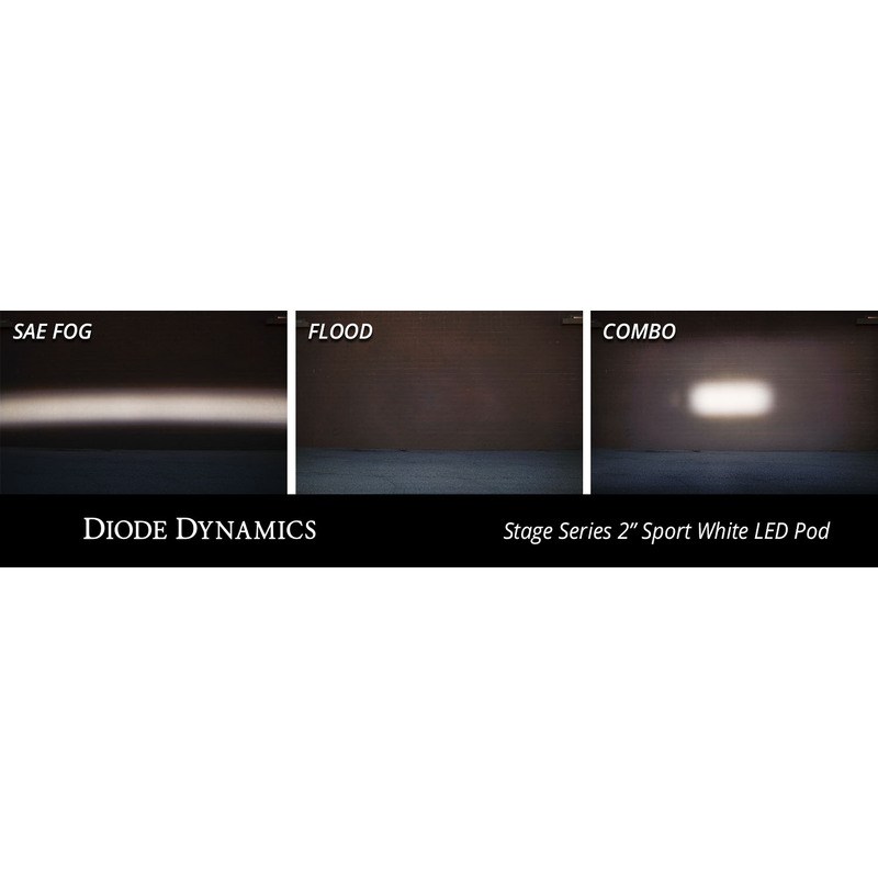  Diode Dynamics - Stage Series 2in Sport White Combo Flush RBL (single)